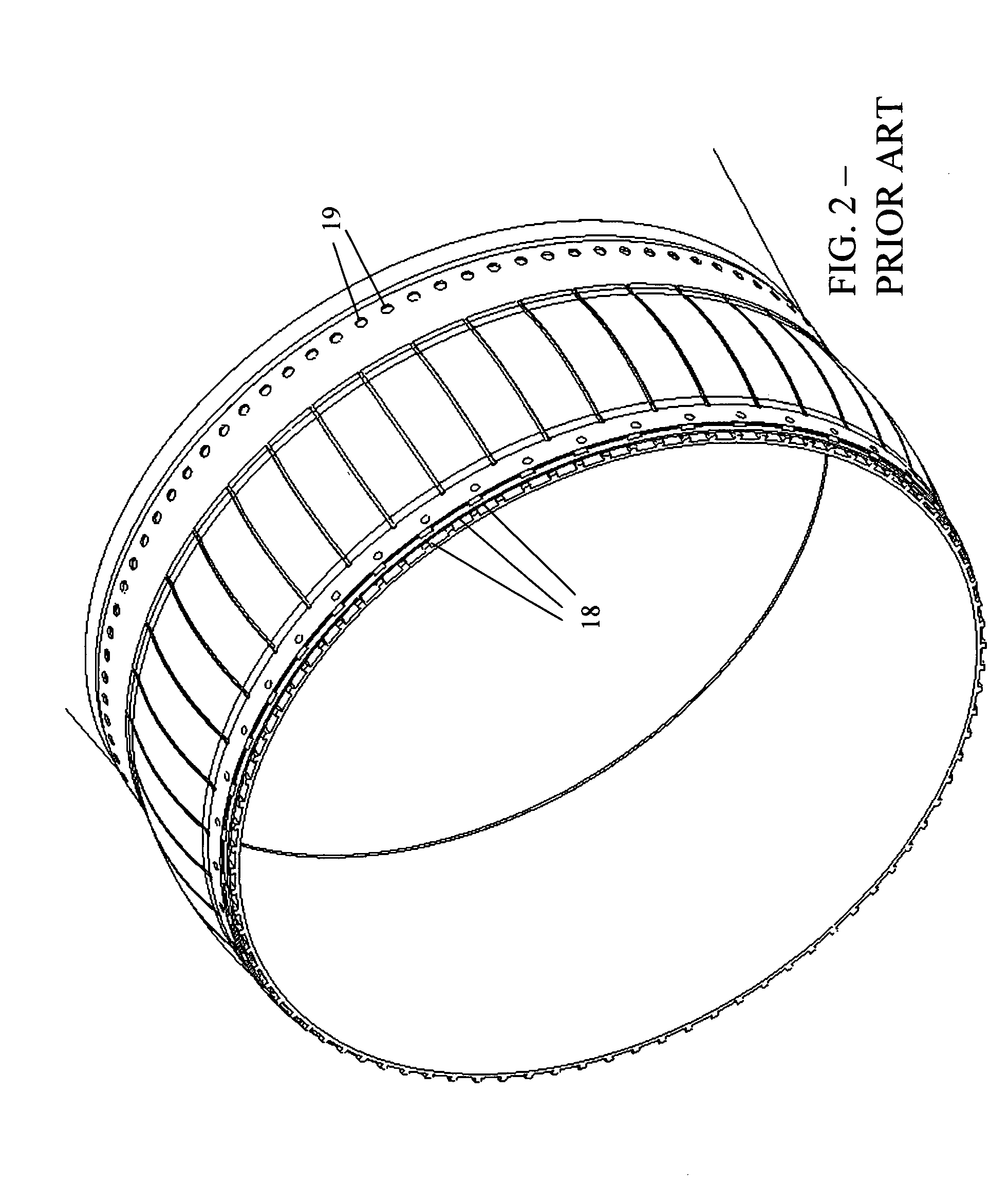 Combustion liner having improved cooling and sealing