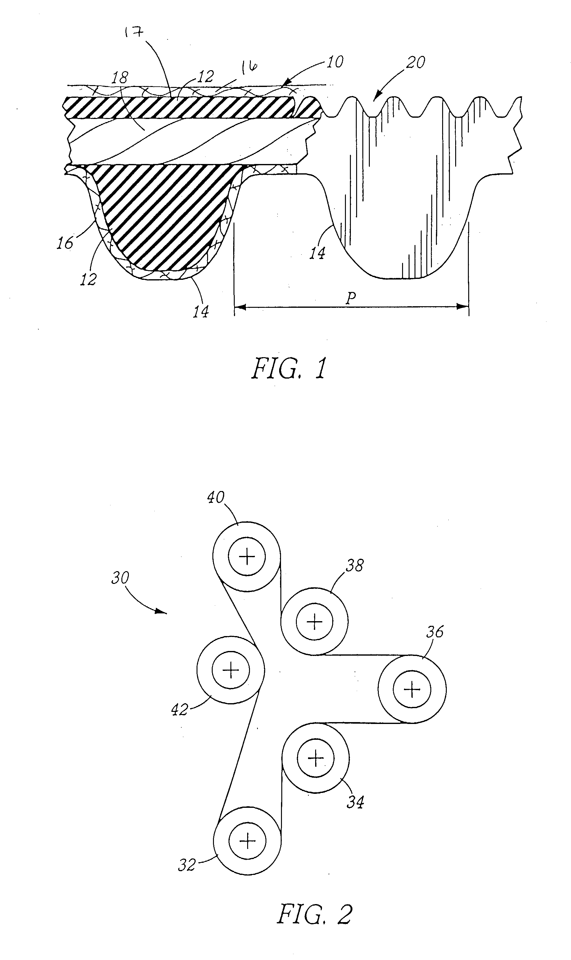 Power transmission belt and method