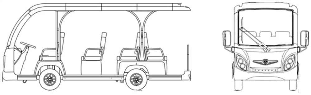 Unmanned automobile teaching vehicle and teaching method