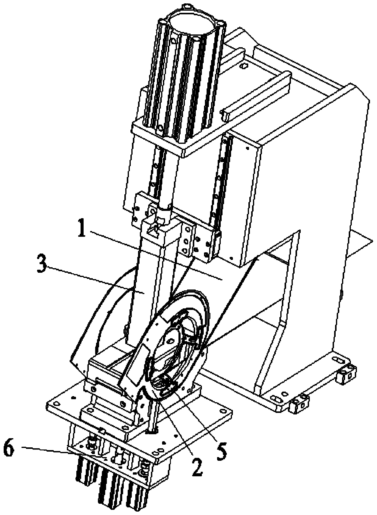 Volute ear folding device