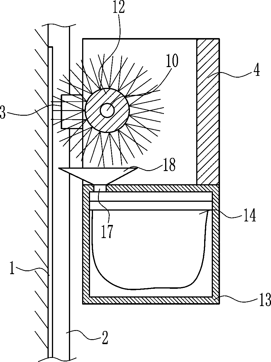 Visual chart cleaning equipment for ophthalmology