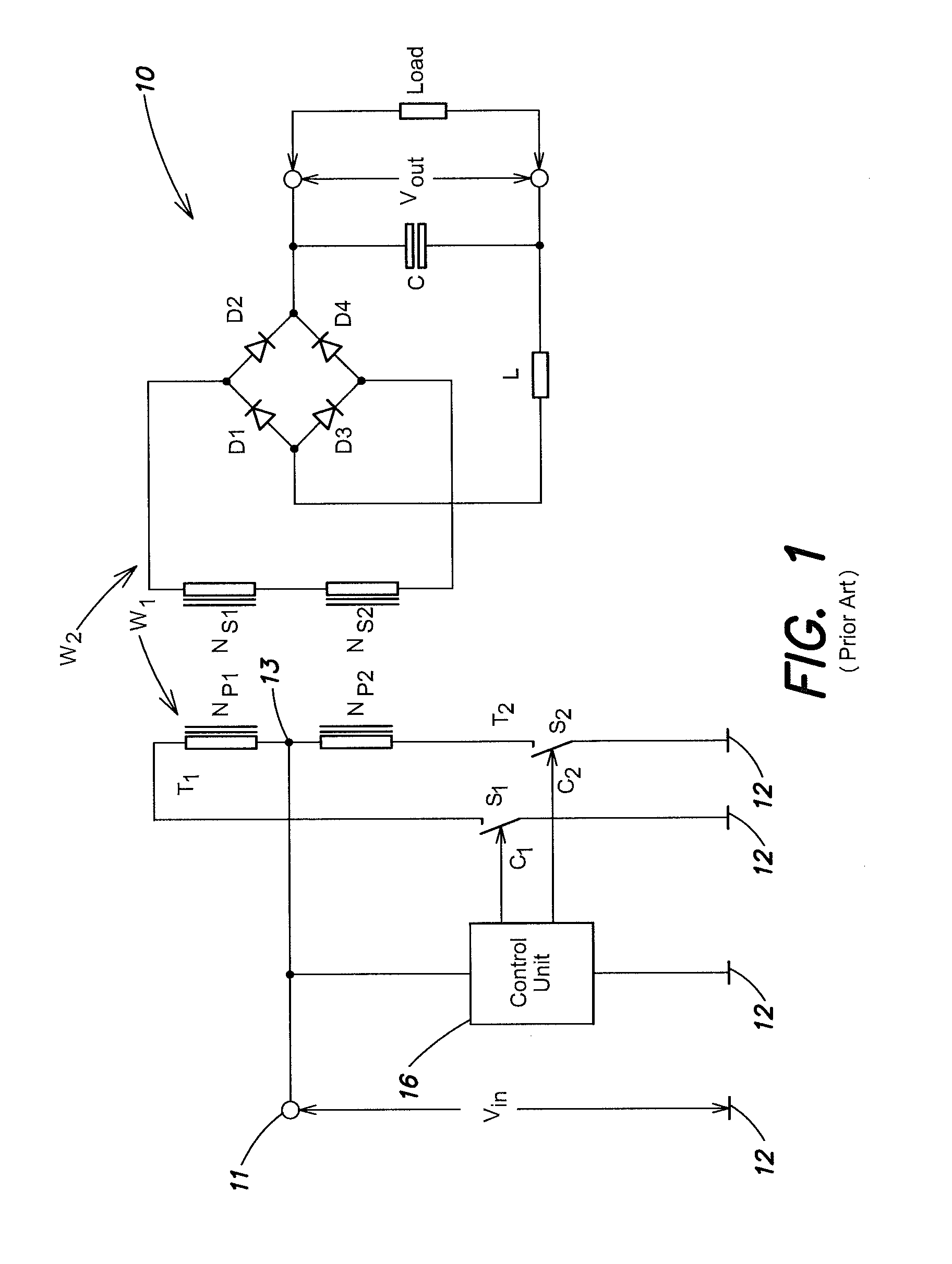 Multilevel push pull power converter