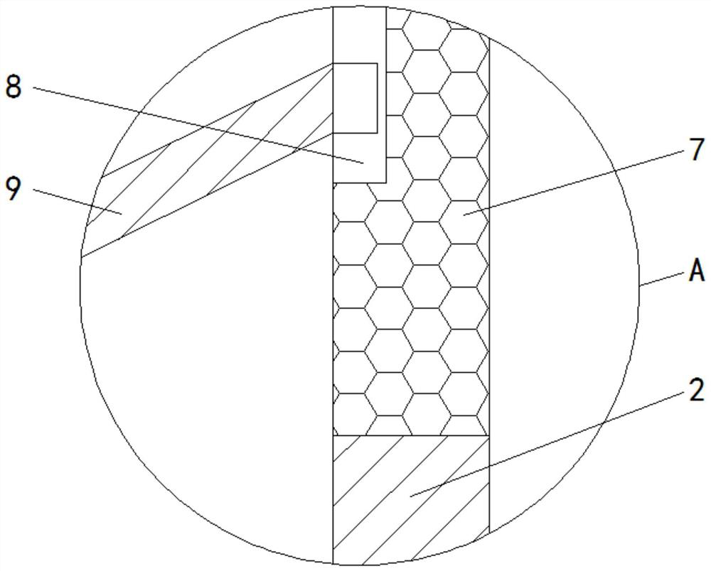 Cooling liquid collecting and separating device of diamond wire silicon wafer cutting machine