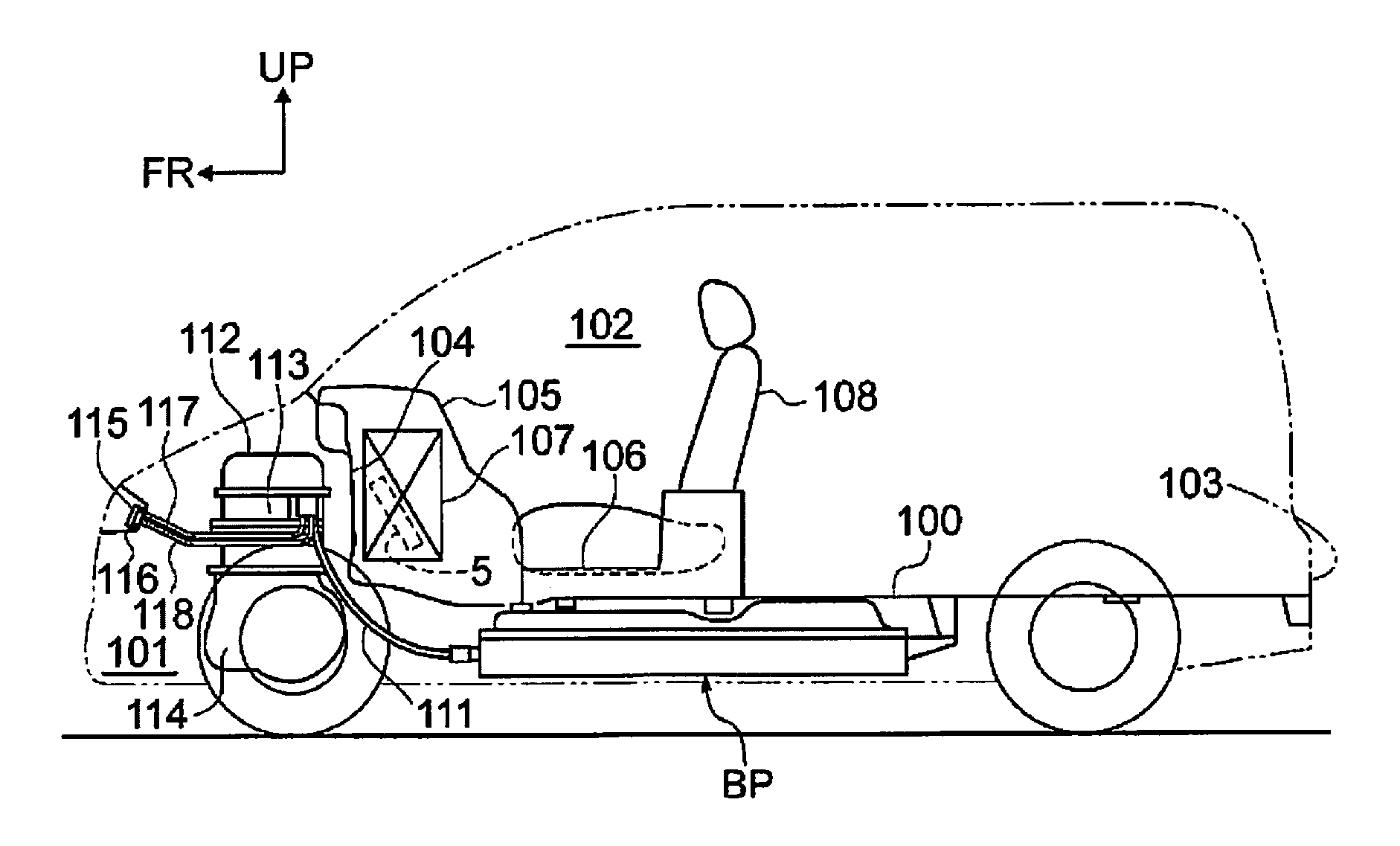 Air conditioning device for vehicle