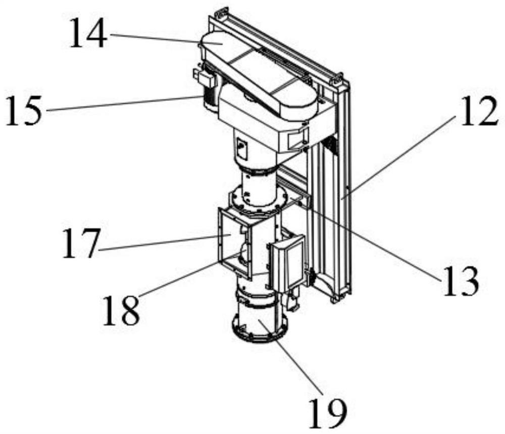 Filling device for controlling surface subsidence of coal mine