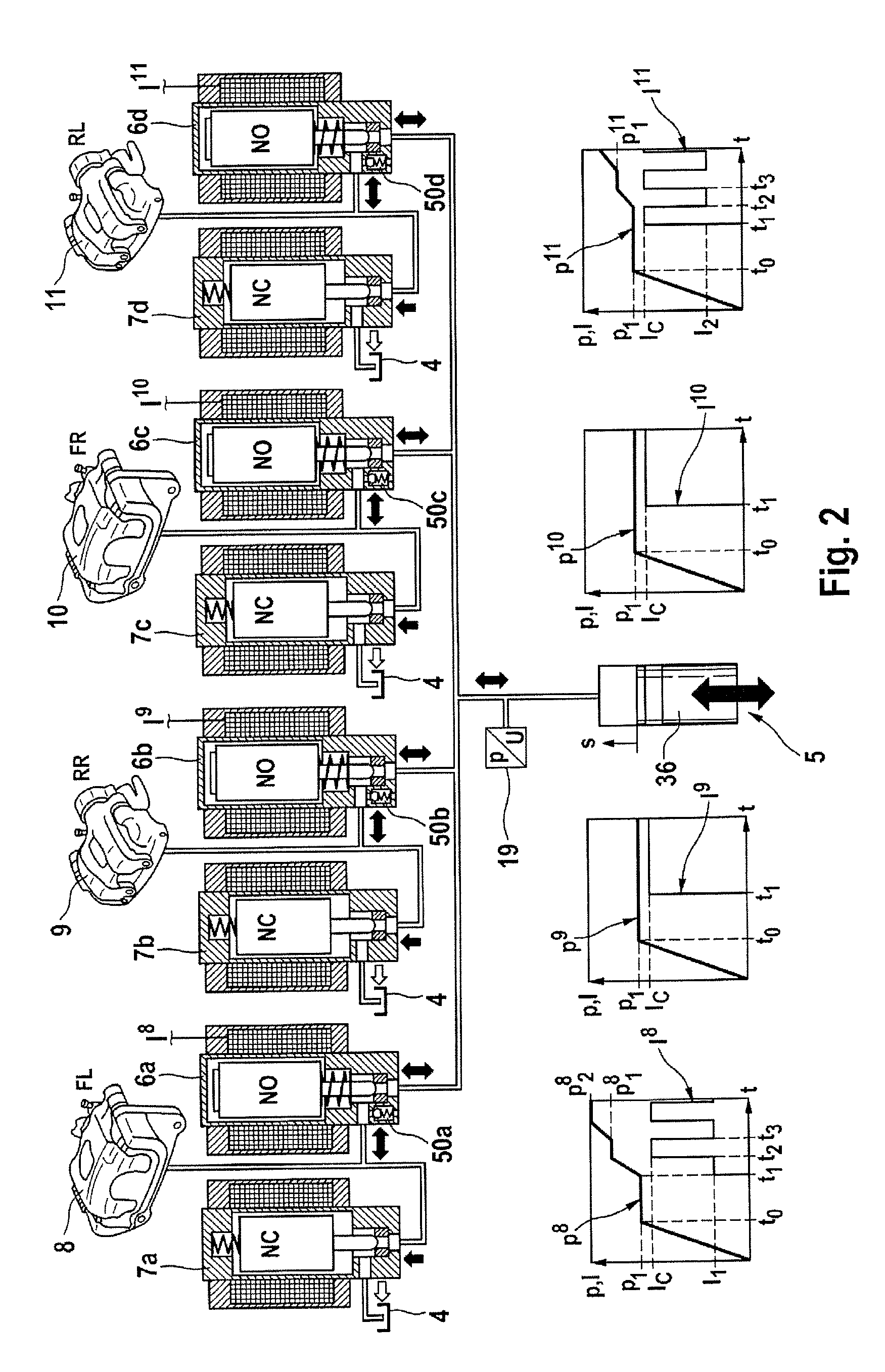 Method for operating a brake system for motor vehicles, and brake system