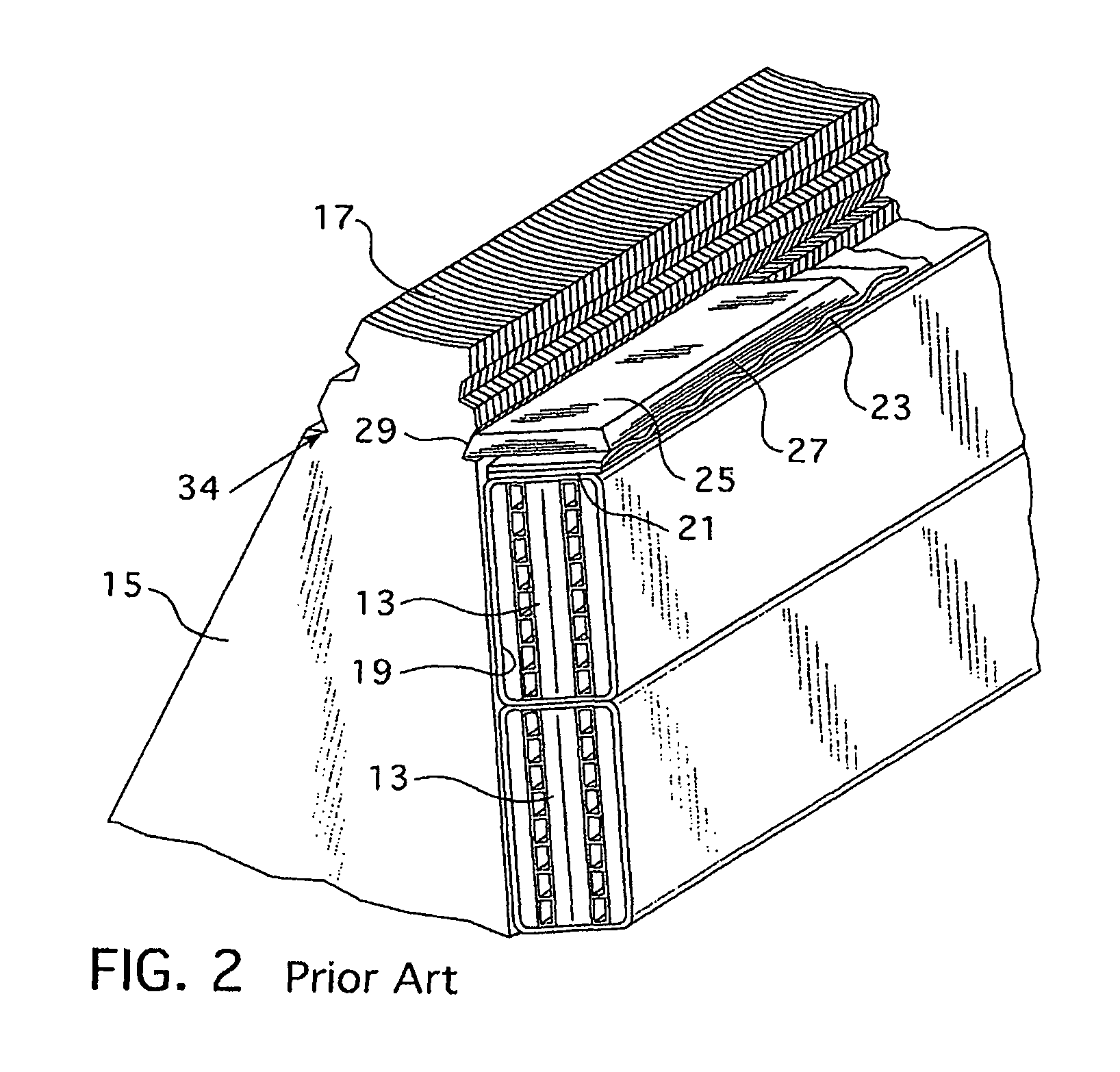 Apparatus for impact testing for electric generator stator wedge tightness