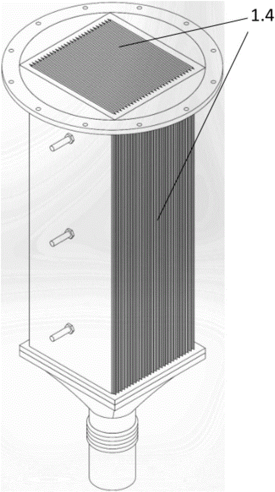 Non-scaling plate-shell type heat exchanger