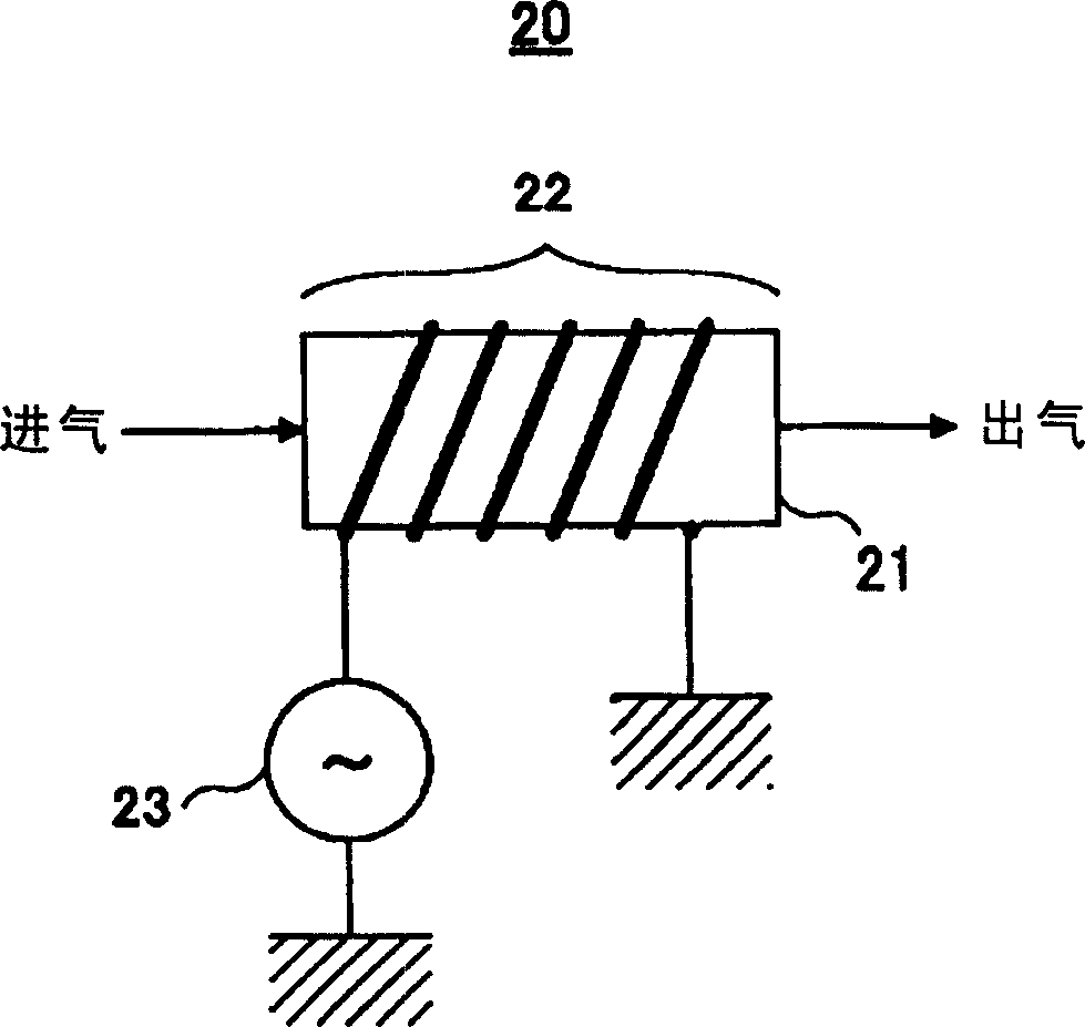 Method for generating plasma, method for cleaning and method for treating substrate