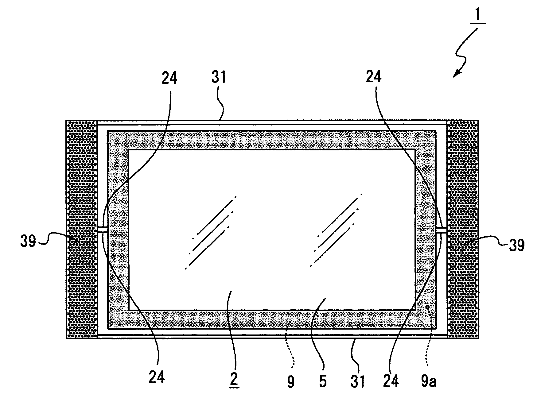 Flat type image display device