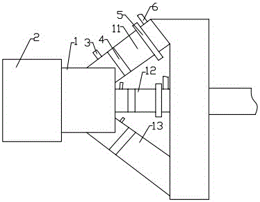 Inductive oil tube connector