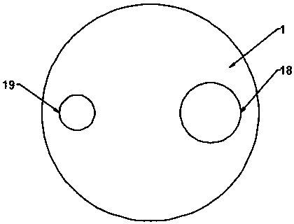 Swage treatment flocculation device based on unordered agitation technique