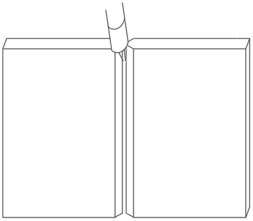 A welding method for vertical vertical welding of high-strength steel components with robot twin wires