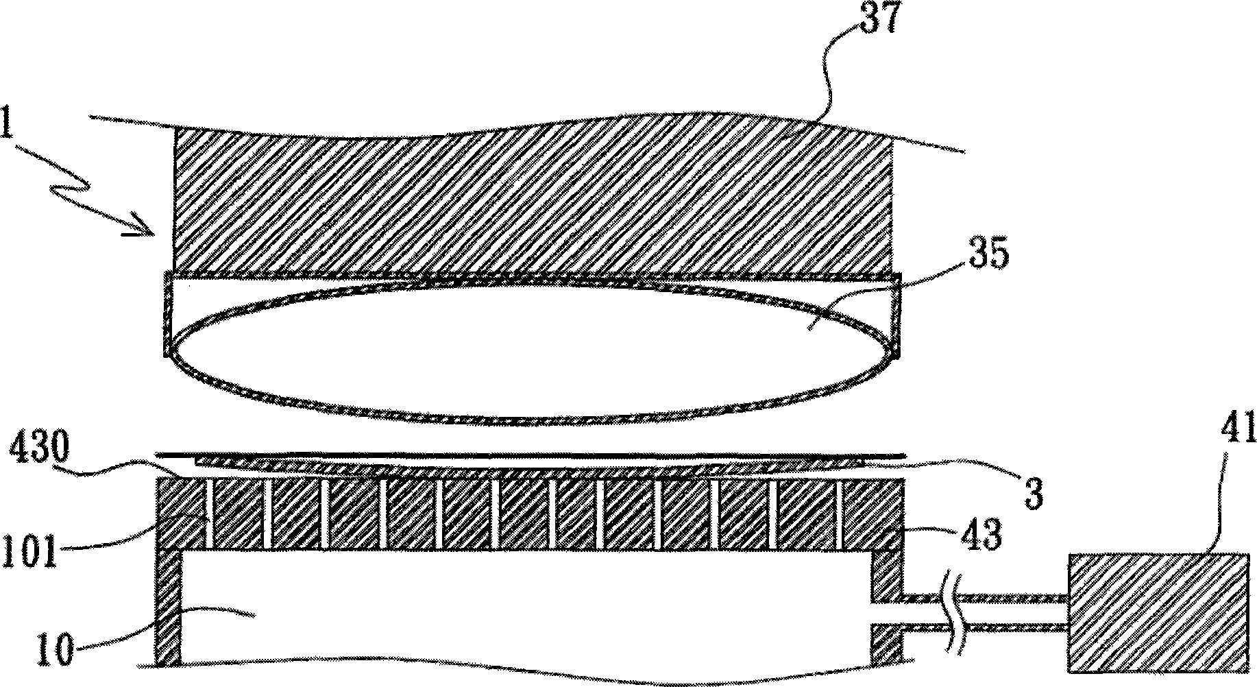 Fixing/releasing auxiliary device for a wafer detection platform, the wafer detection platform and method therefor