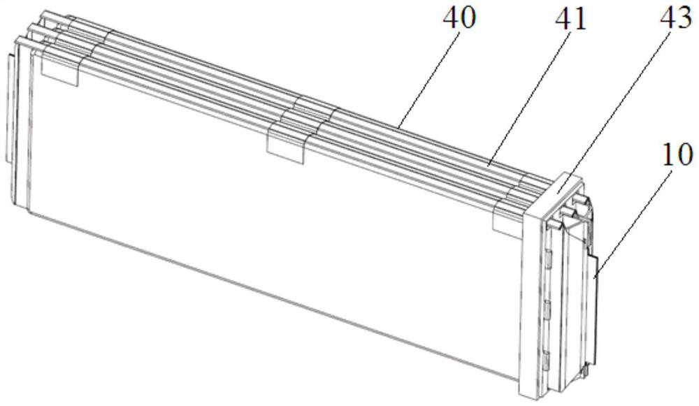 A tab limiting plate, a battery module, a battery pack and an automobile