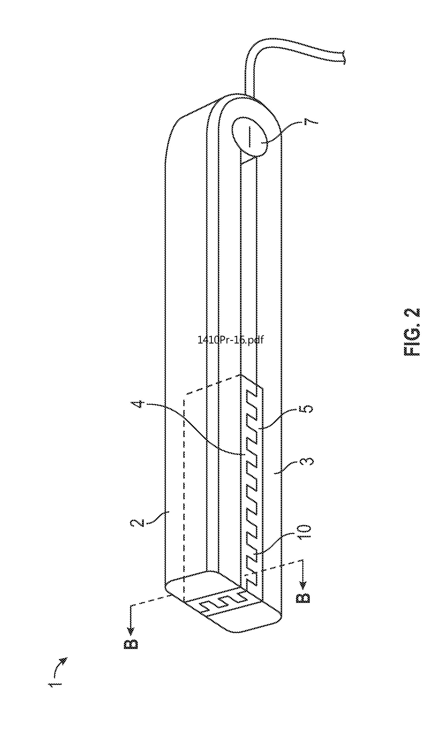 Hair volumizing device that utilizes individual treatment elements without leaving a visible pattern