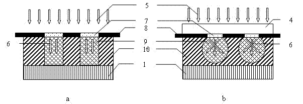 Negative photoresist-based diffuser photo-etching process