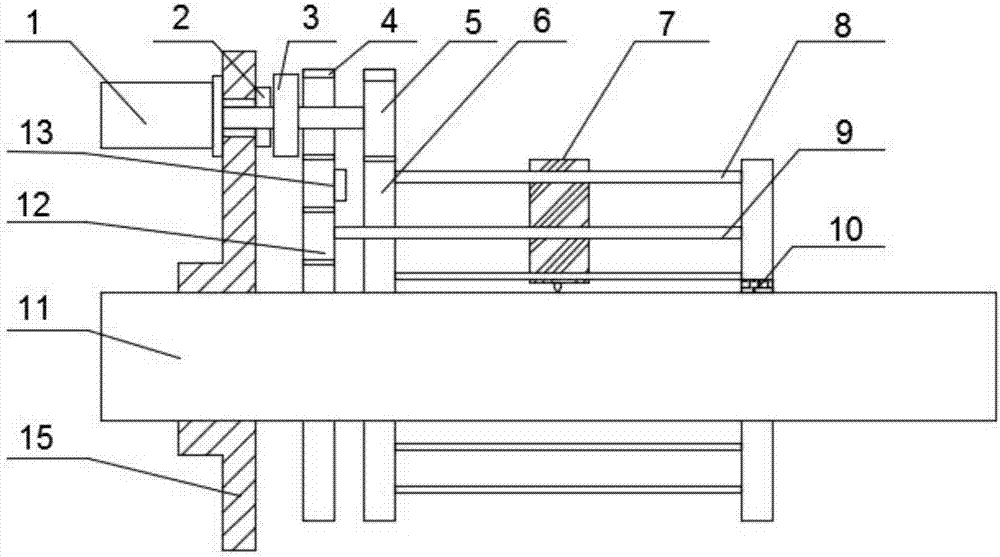 Processing machine with rotating tool holder