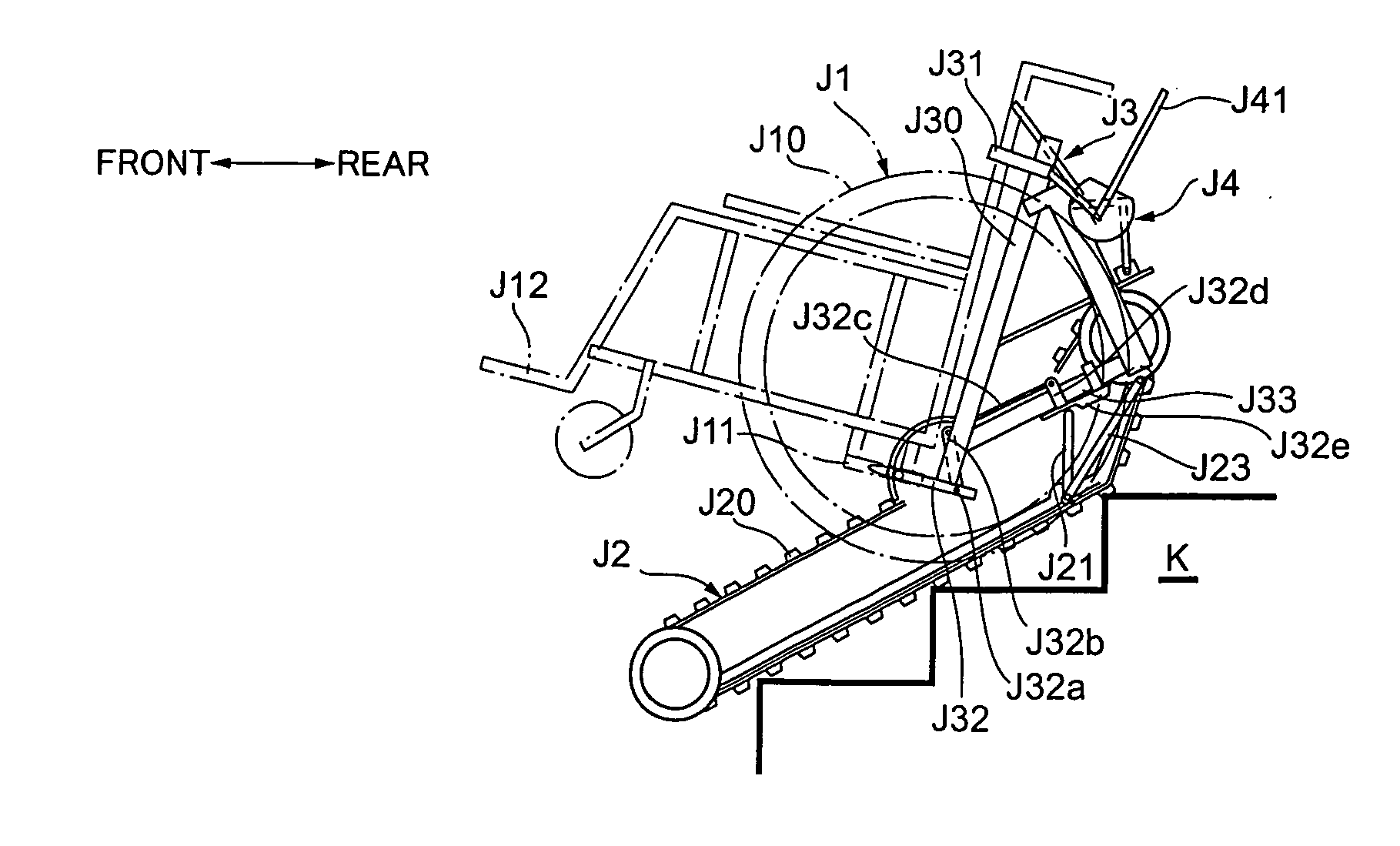 Stair climbing wheelchair carrier