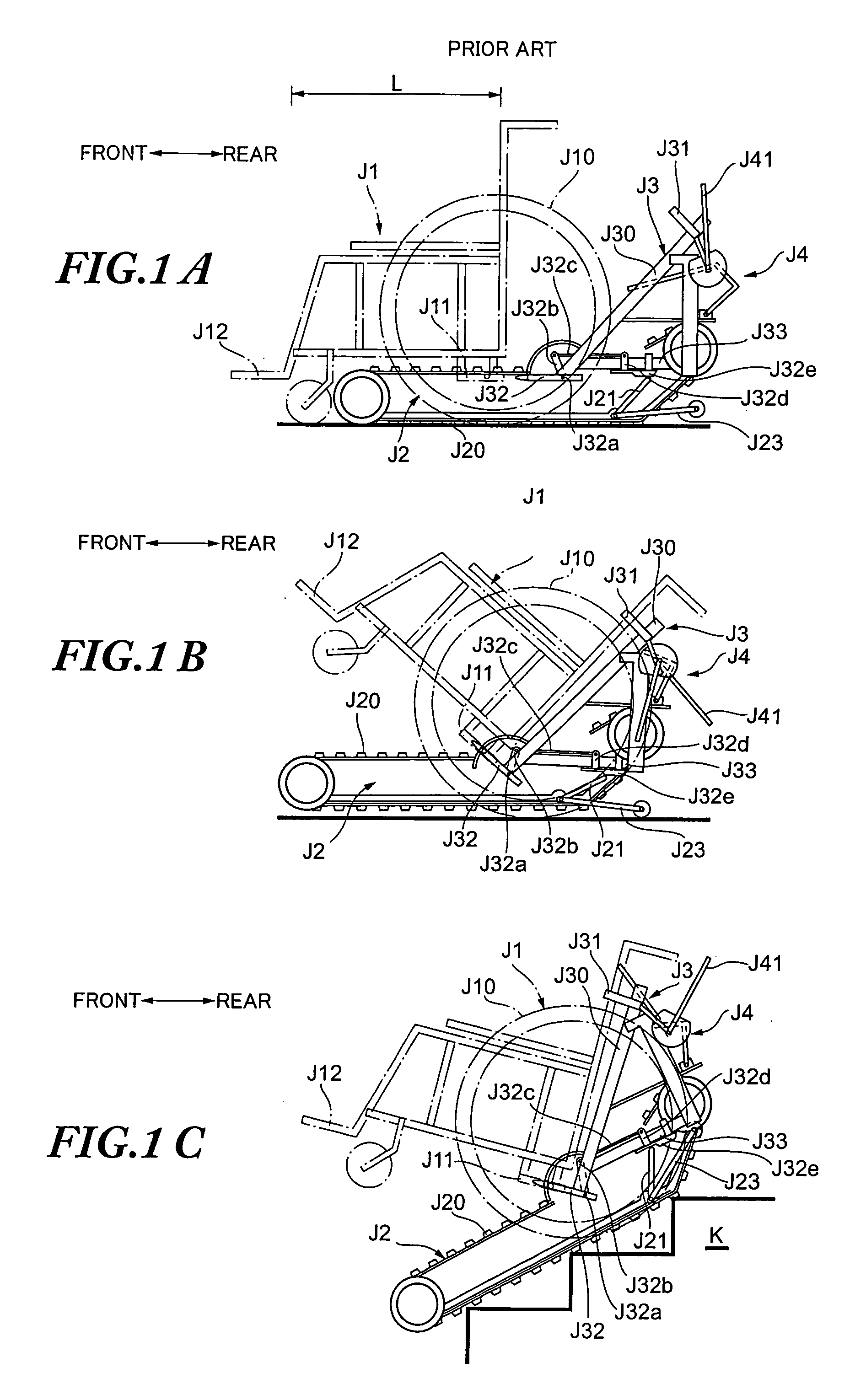 Stair climbing wheelchair carrier