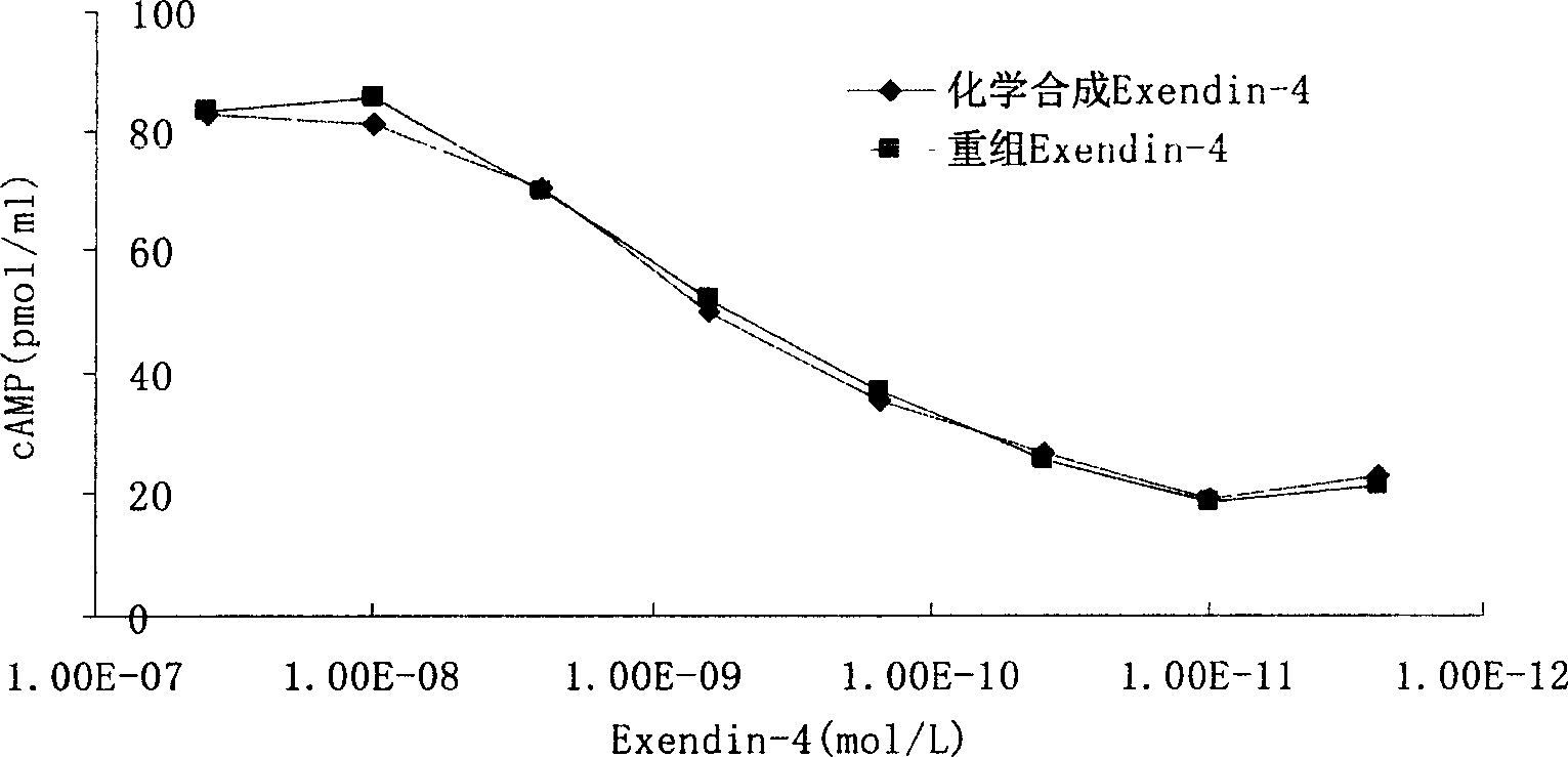 Method for determining bioactivity of recombinant insulin secretagogue and application thereof