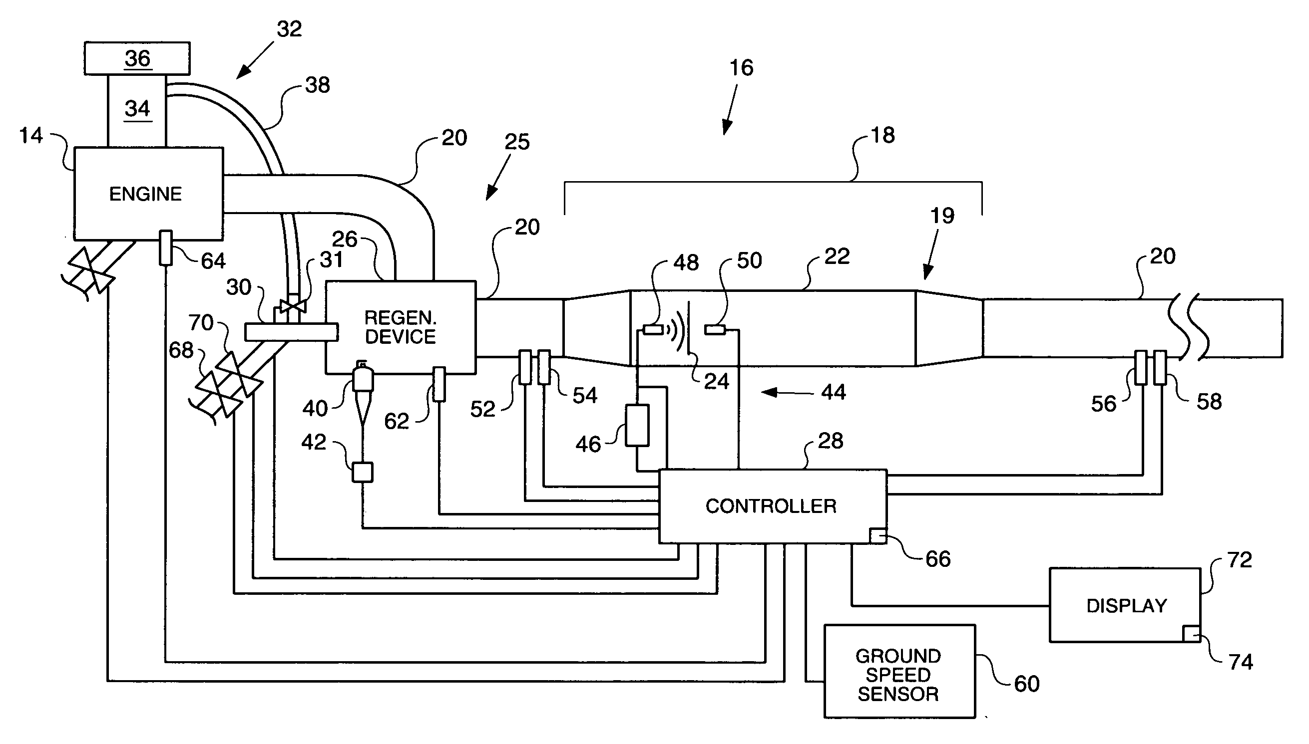 Particulate loading monitoring system