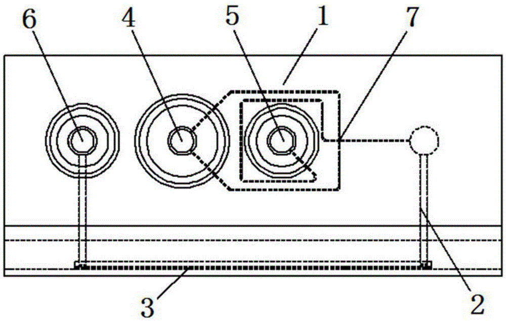 Integrated liquid drop microfluidic chip