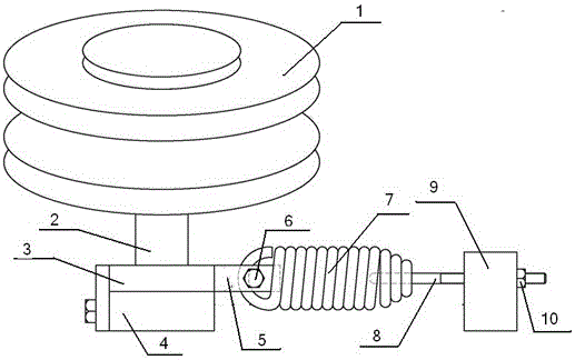 A single-power two-way mobile traction drive system