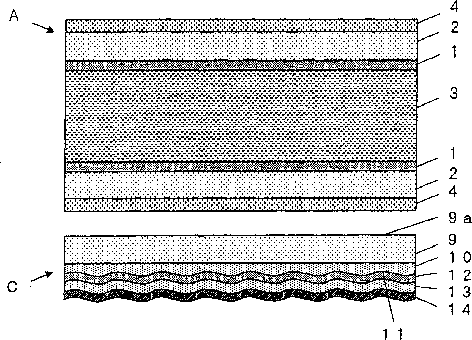 EL device, manufacturing method of same, and liquid crystal display device using el device