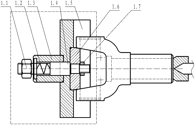 Tool special for turning excircle of fork piece