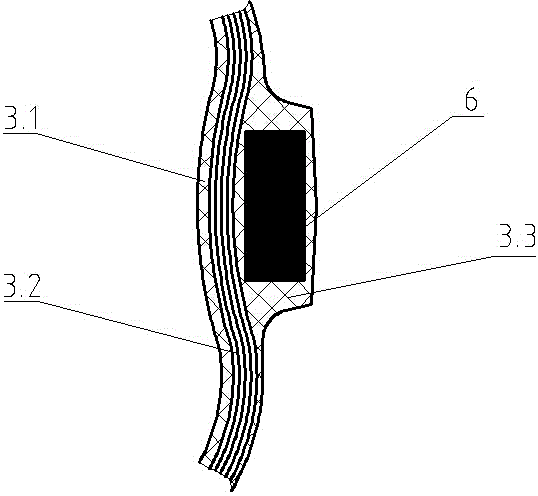 Marine airbag vibration isolator