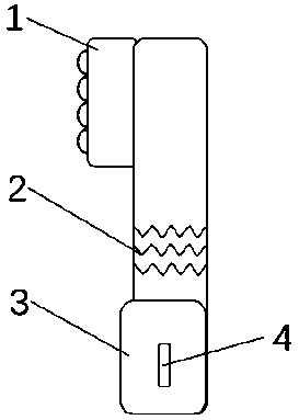 Infrared acne removing and massaging device