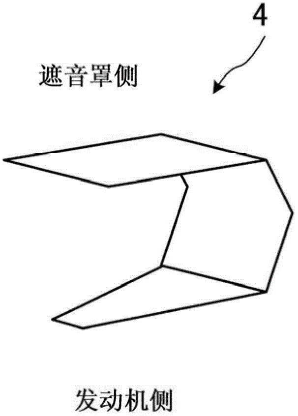 Installation structure of sound shield