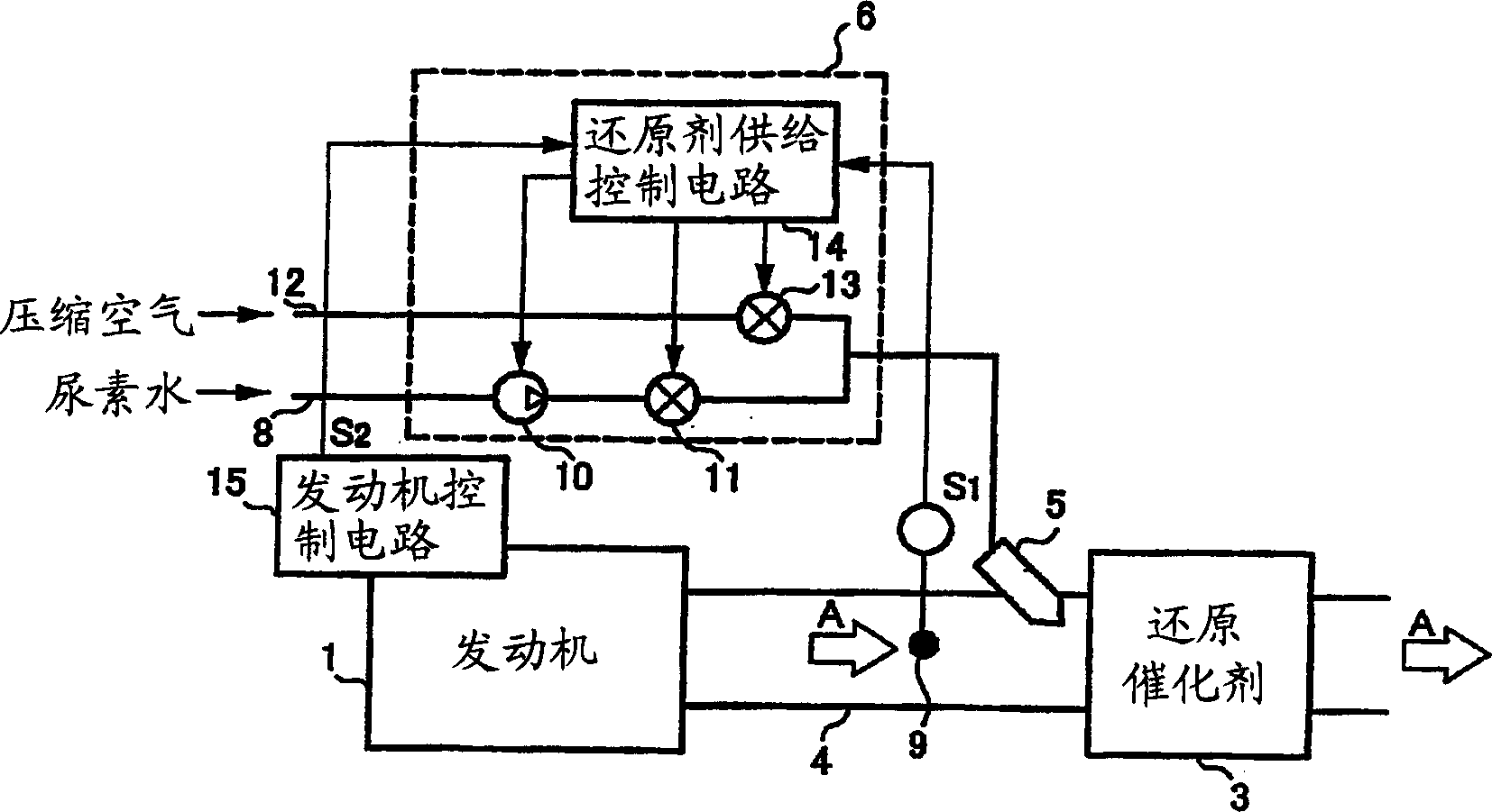 Exhaust gas cleaner for engine