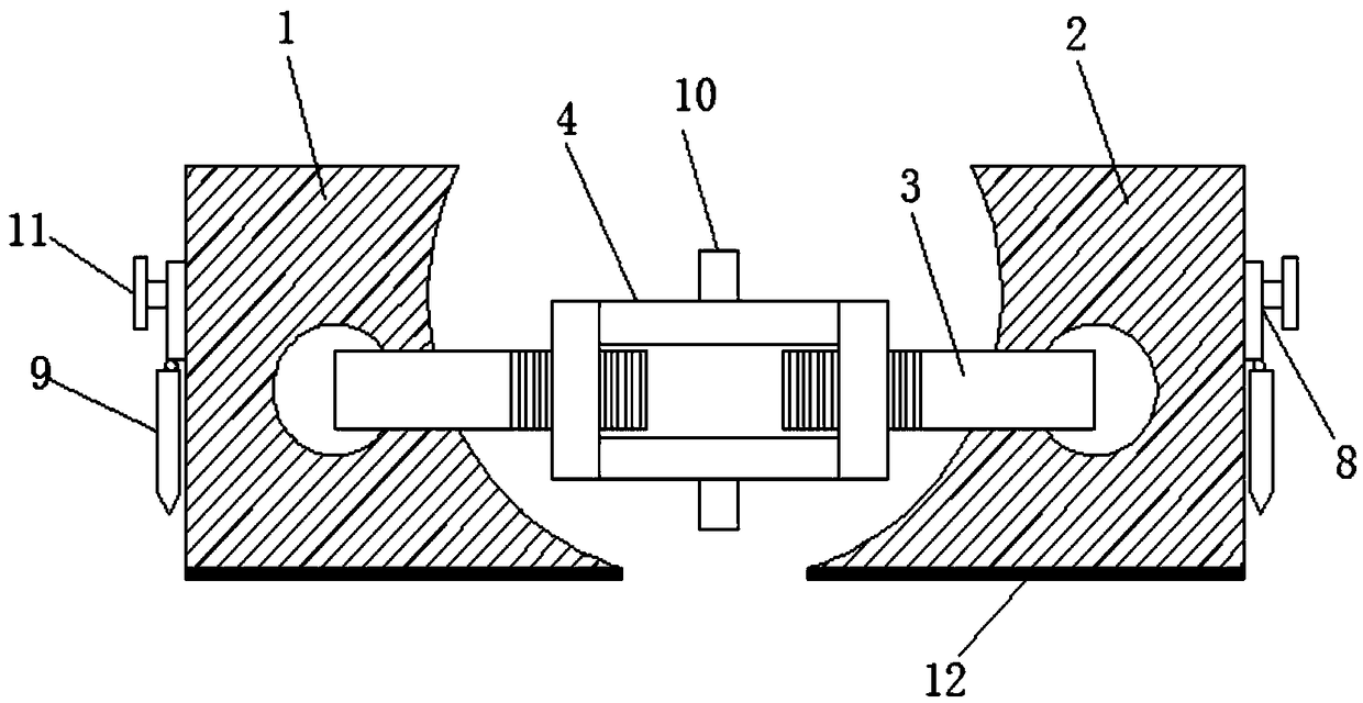 Safety limiting fixing device for large-size logistics vehicle