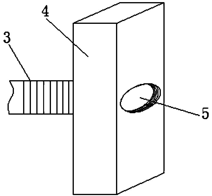 Safety limiting fixing device for large-size logistics vehicle