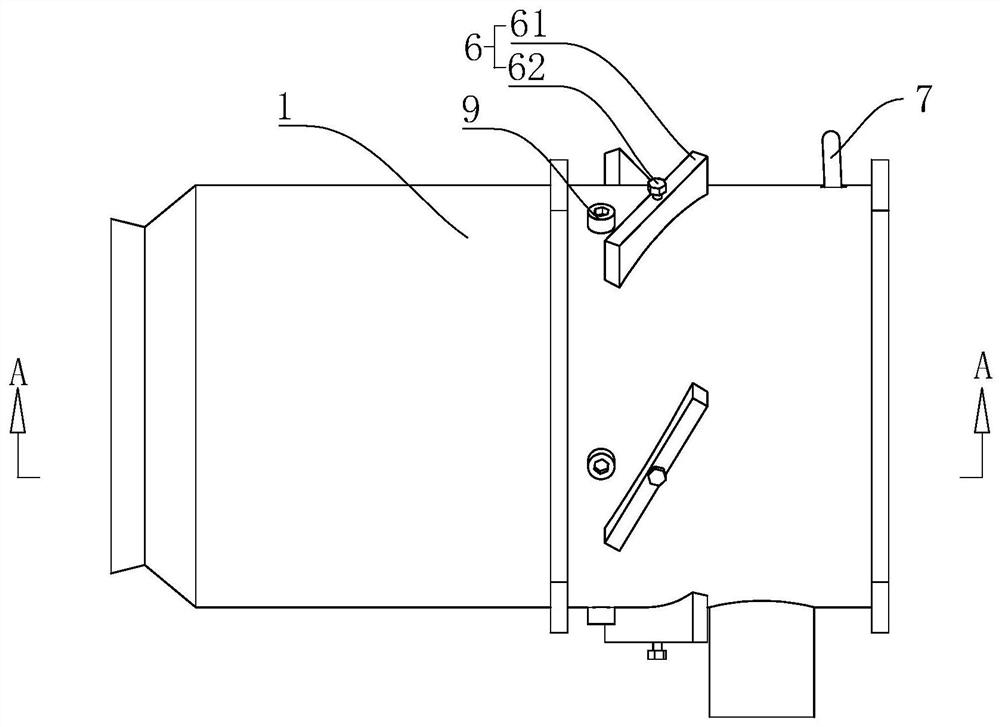 Low-pollution combustion head structure