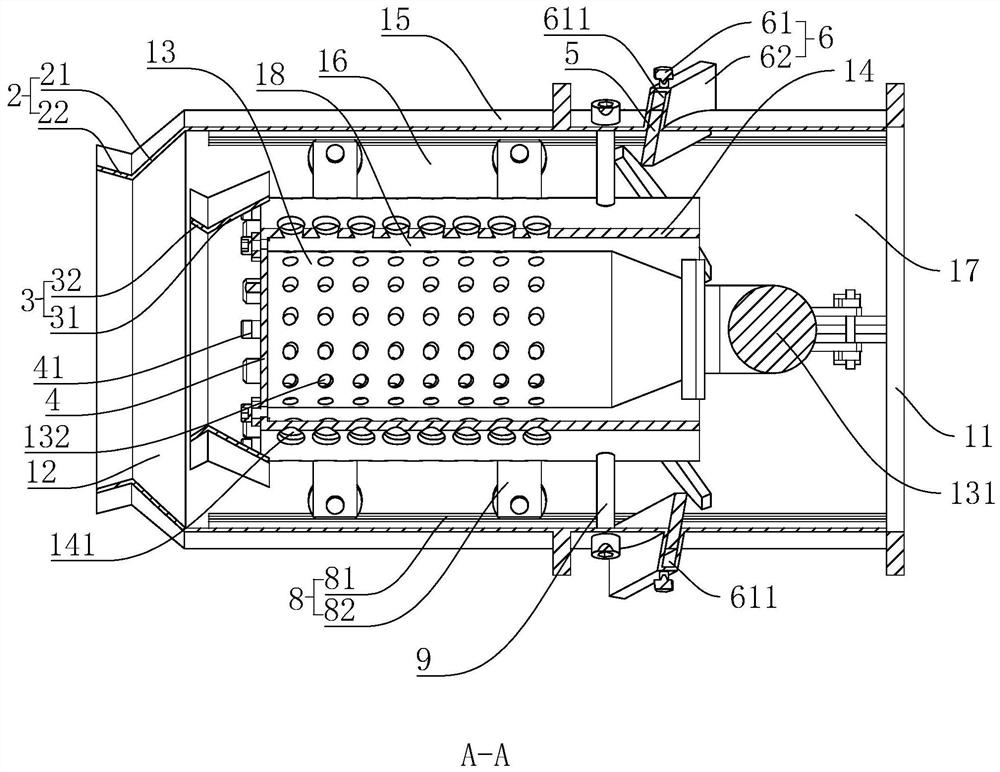 Low-pollution combustion head structure