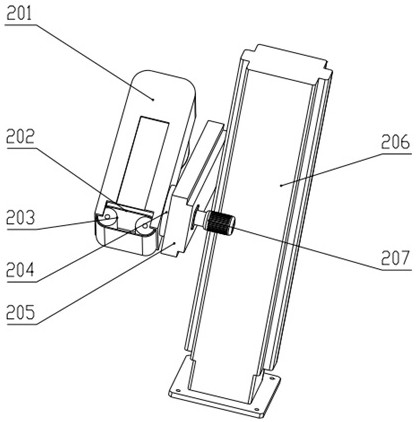 A T-shaped guide rail automatic polishing and unloading equipment