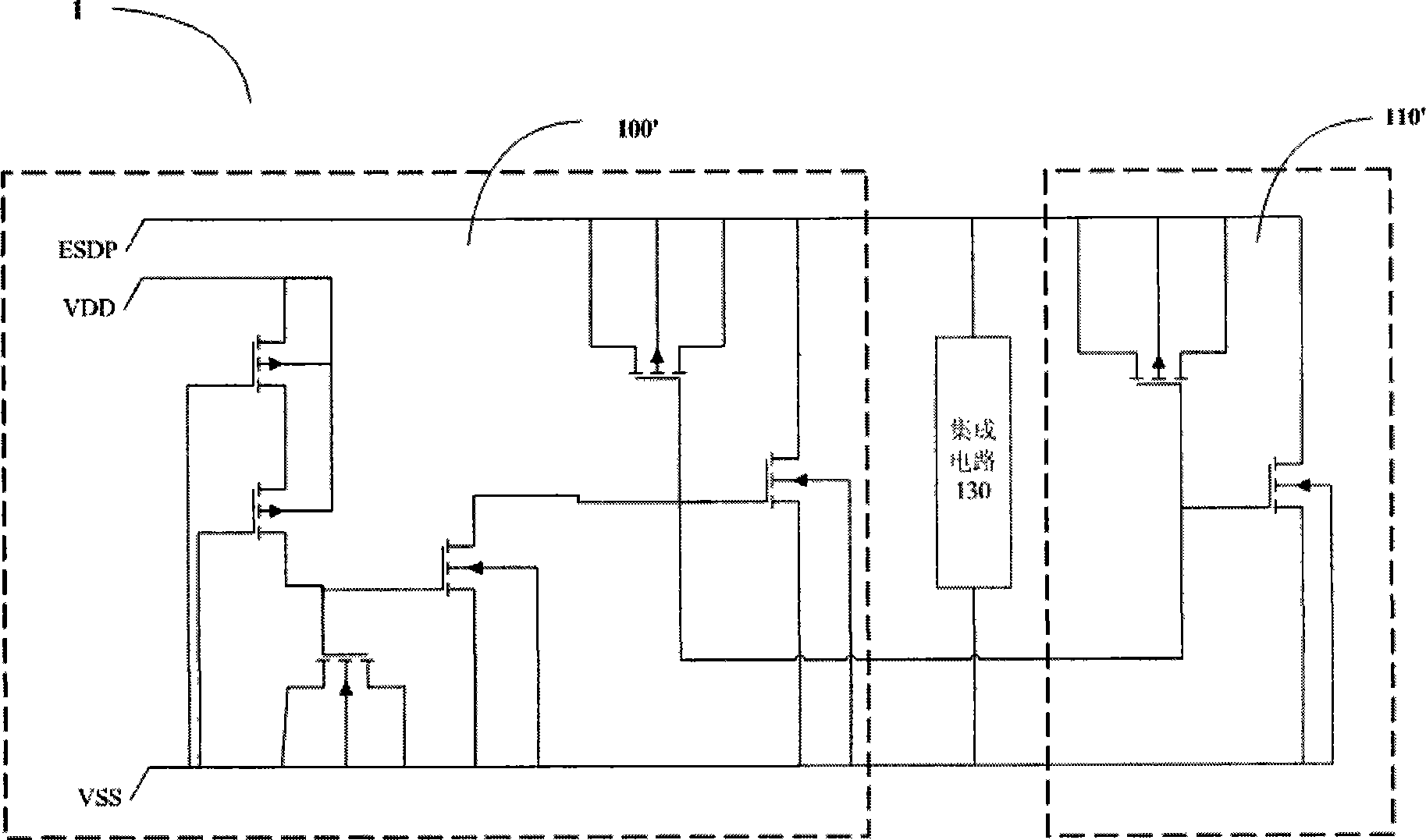 Electrostatic discharge protecting circuit and electronic product using the same