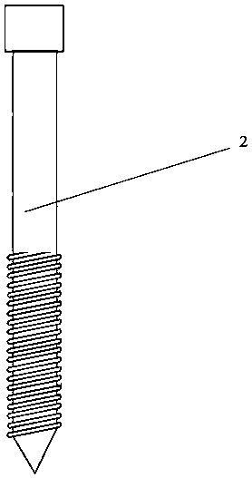 Implanting guiding device for three cannulated screws for femoral neck fracture surgery