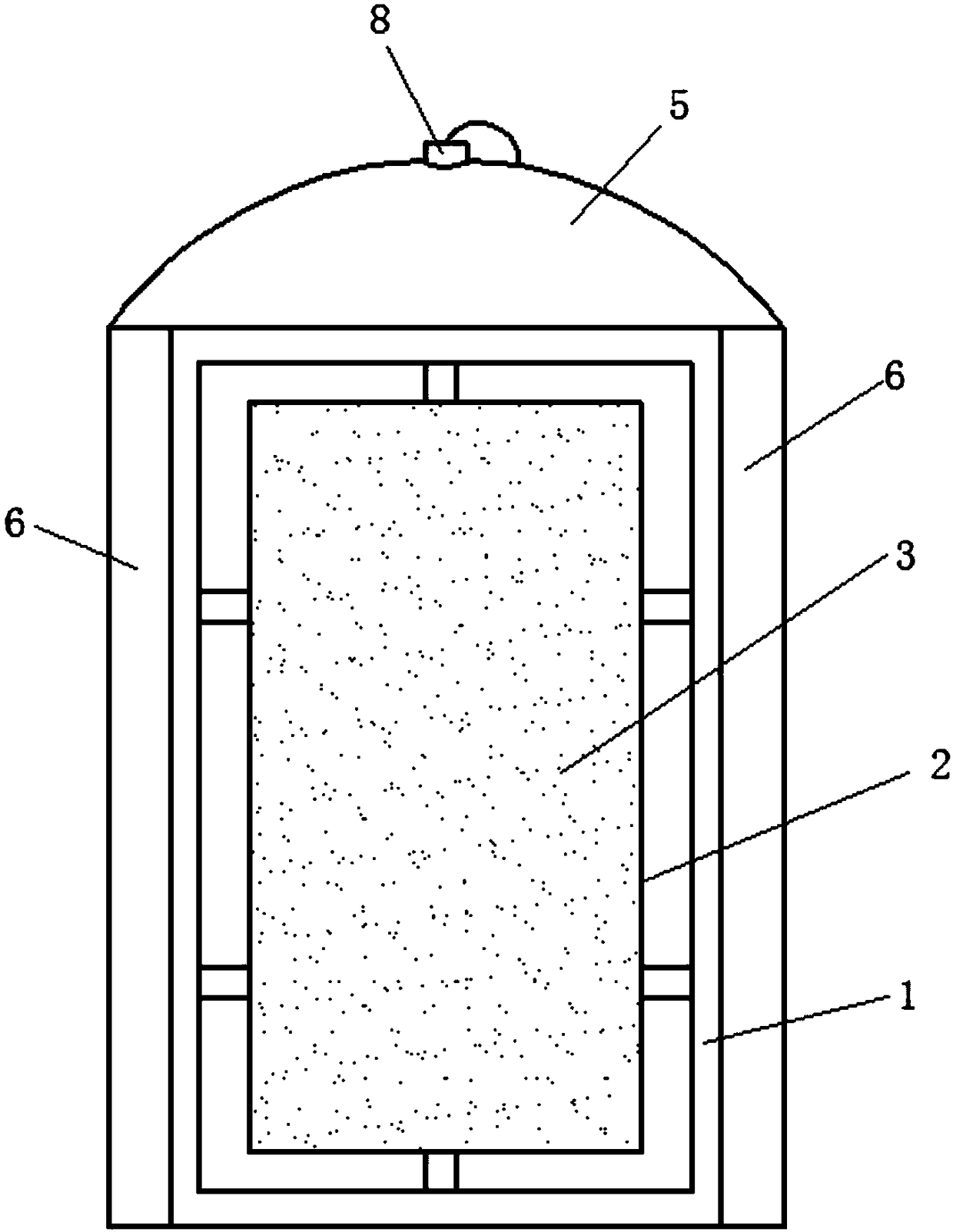 Dust-suction-type blackboard eraser