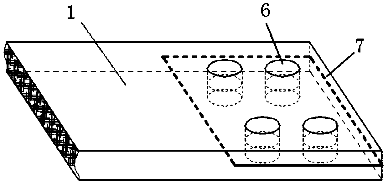 Composite-material plate joint