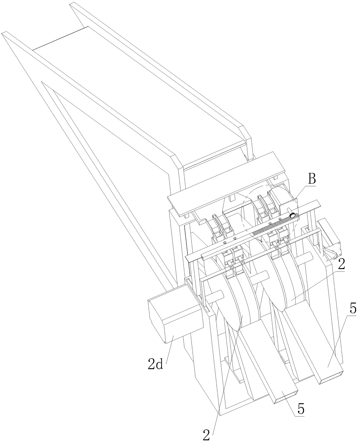 Automatic sorting device suitable for various fruits