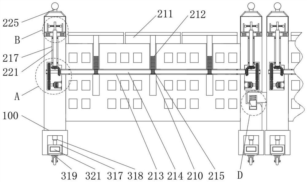 Temporary fence with climbing alarm function based on campus security and protection