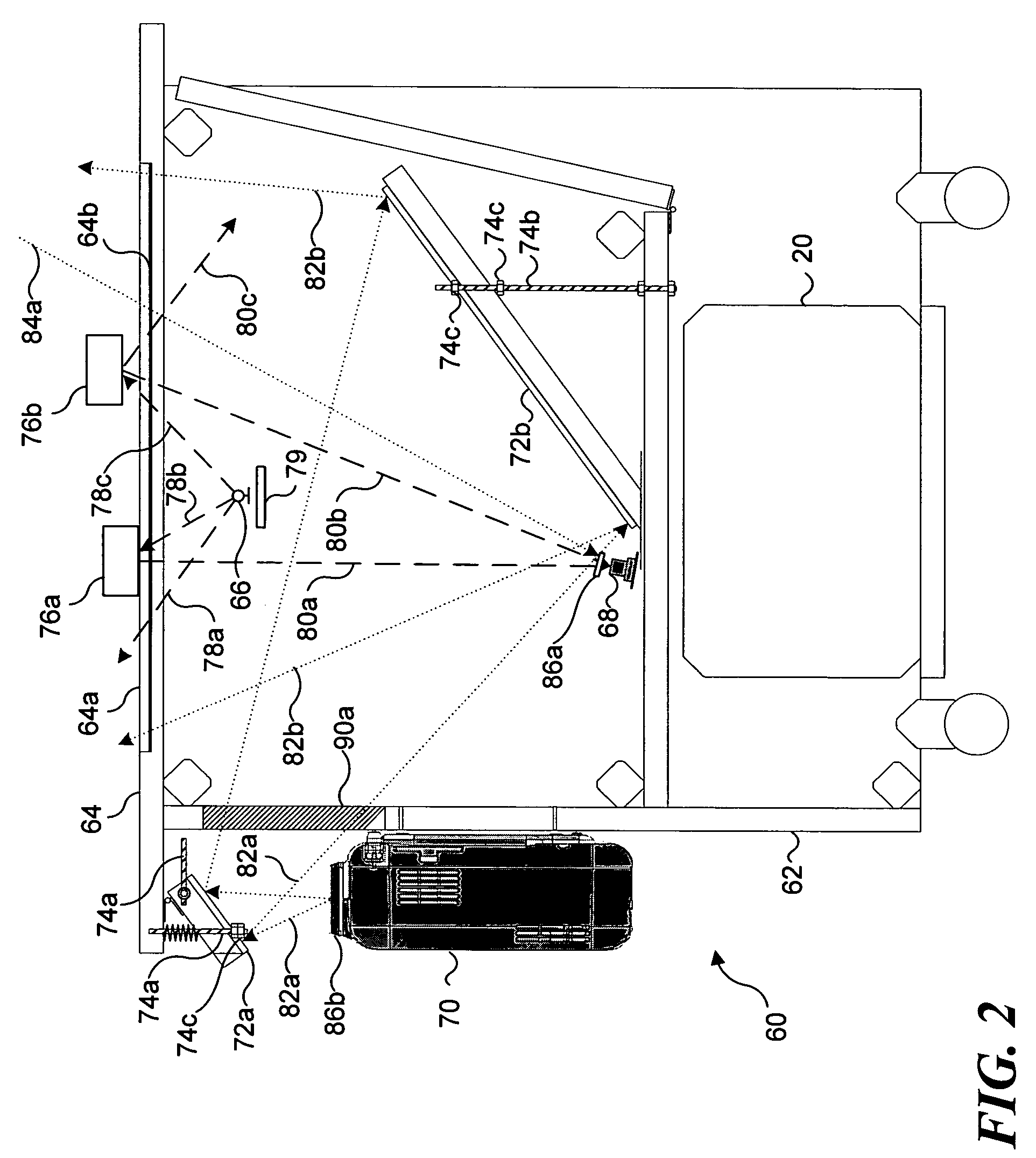 Interaction between objects and a virtual environment display