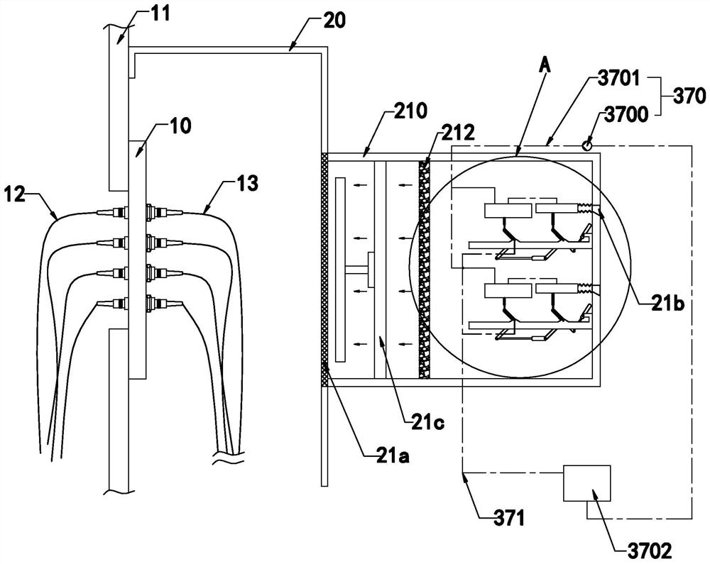 Fluorescent optical fiber temperature measurement system and method based on wireless sensing