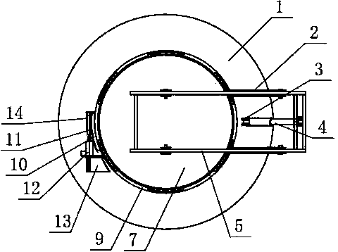 Hatch cover device capable of being automatically opened, closed and locked