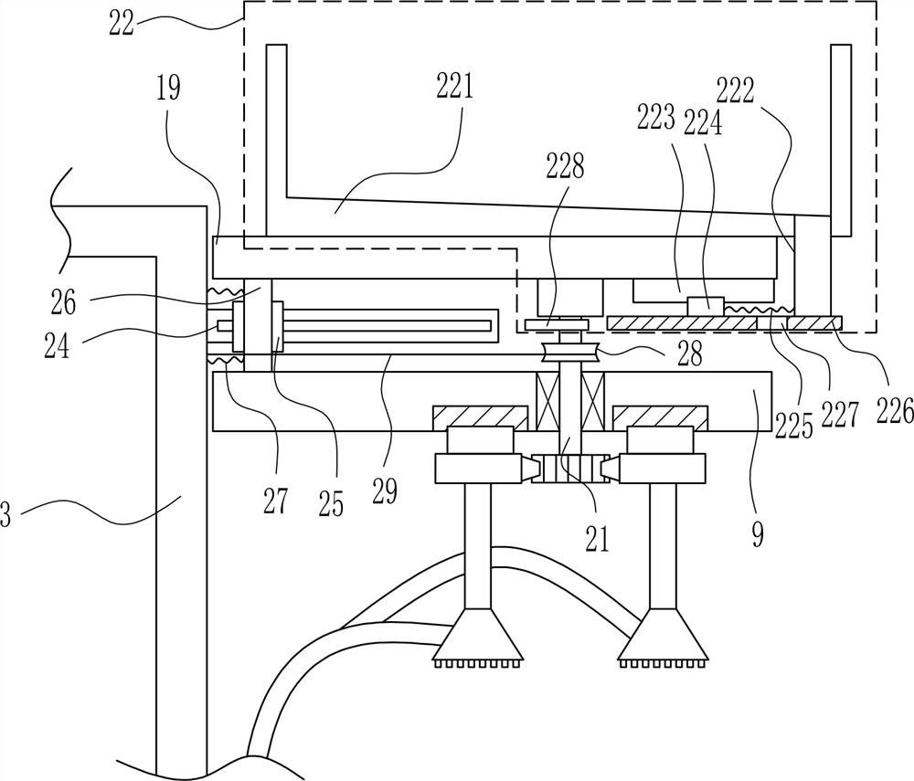 A device for watering flowers with domestic sewage