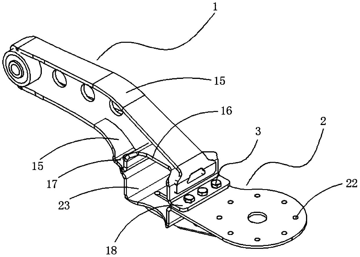 Novel air suspension guide arm and automobile comprising same